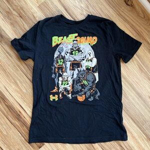 Under Armour Black Graphic Tee with Neon Accents